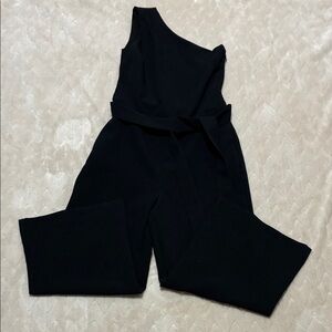 Banana Republic Black One-Shoulder Jumpsuit